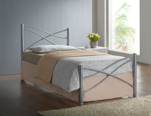 3ft single modern metal - modern, bed
