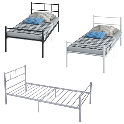 Simple budget metal bed - budget,