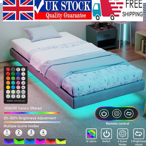 3ft single bed frame - with, led