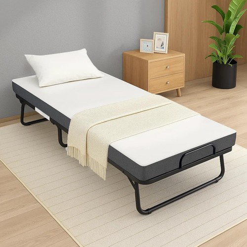 Folding bed with 10cm memory - folding,
