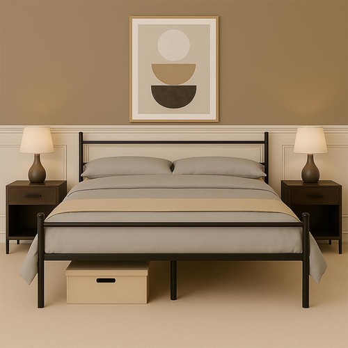 Extra strong metal bed - strong,